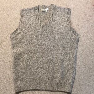 LL Bean Gray Sweater Vest